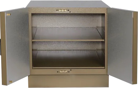 Storage Cabinet for Ovens with 2 Slide Out Shelves